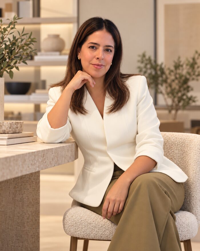 Valeria Pabón, arquitecta e interiorista, directora de VP Diseño & Decoración